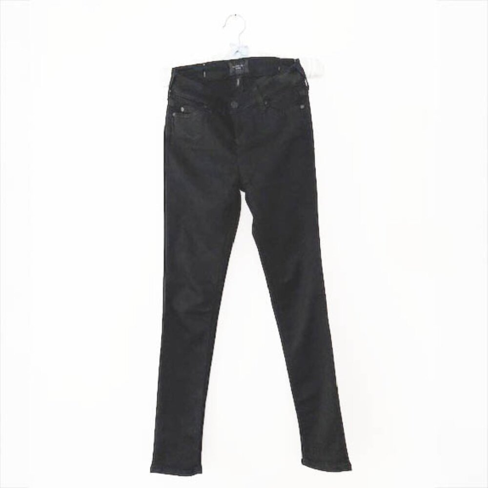 Celebrity Pink black stretch skinny jeans -- jet black -- SZ 1 (Juniors). 25/S